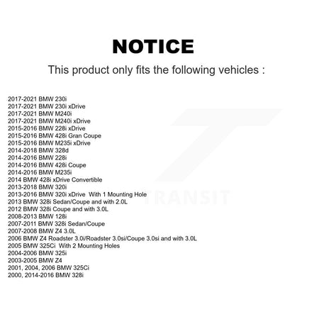 Rear Parking Brake Shoe And Hardware Kit For BMW 320i xDrive 328i Z4 128i 325i 325Ci 230i KNH-100013