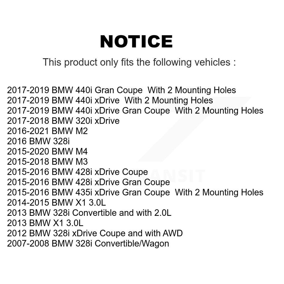 Rear Parking Brake Shoe Hardware Kit For BMW X1 328i M4 M2 428i xDrive Gran Coupe 440i M3 KNH-100015