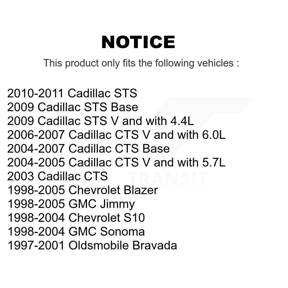 Rear Parking Brake Shoe & Hardware Kit For Chevrolet GMC Blazer S10 Jimmy Sonoma Cadillac KNH-100036