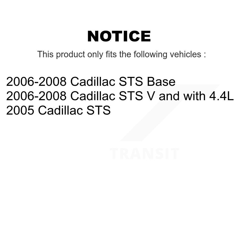 Rear Parking Brake Shoes With Hardware Kit For Cadillac STS KNH-100037