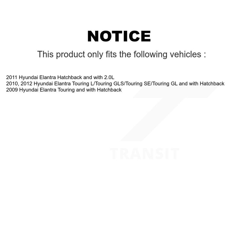 Rear Parking Brake Shoes With Hardware Kit For Hyundai Elantra KNH-100043