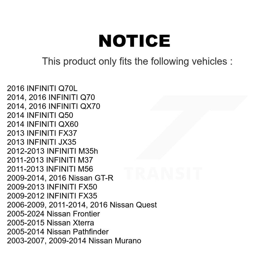 Rear Parking Brake Shoes Hardware Kit For Nissan Frontier Murano Pathfinder INFINITI QX60 KNH-100075