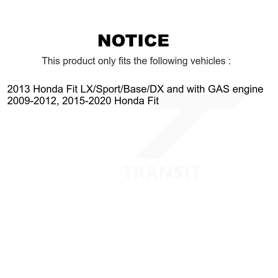 Rear Drum Brake Shoes With Hardware Kit For Honda Fit KNH-100142