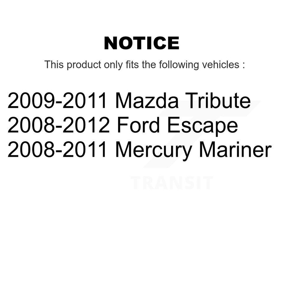 Rear Drum Brake Shoes With Hardware Kit For Ford Escape Mazda Tribute Mercury Mariner KNH-100147