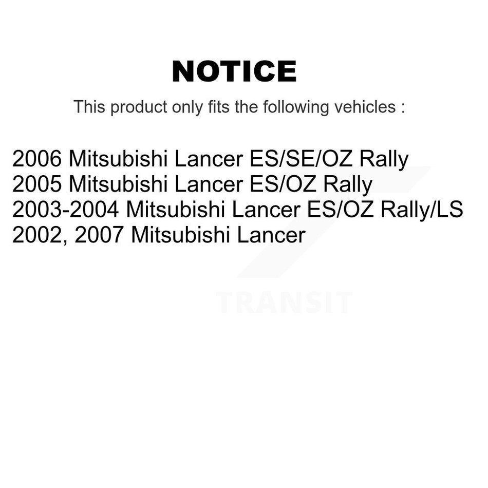 Front Ceramic Disc Brake Pads And Rear Drum Shoes Kit For Mitsubishi Lancer KNN-100017