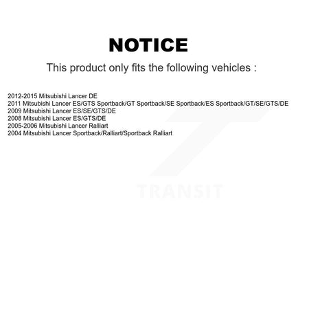 Front Ceramic Disc Brake Pads And Rear Drum Shoes Kit For Mitsubishi Lancer KNN-100019