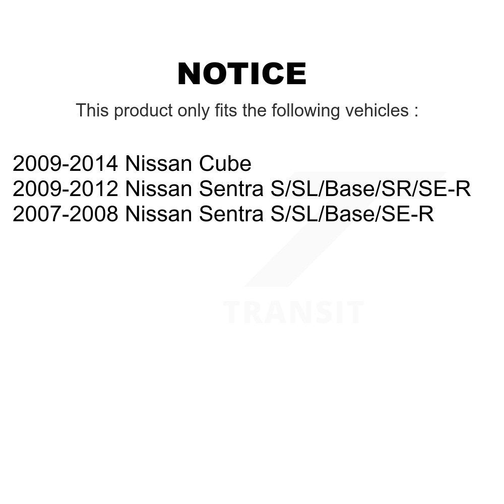 Front Ceramic Disc Brake Pads And Rear Drum Shoes Kit For Nissan Sentra Cube KNN-100073
