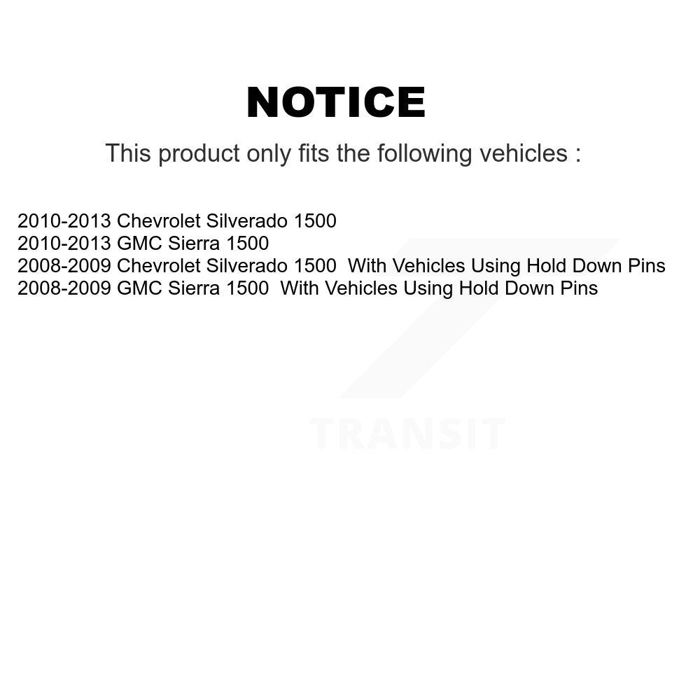 Front Ceramic Disc Brake Pads And Rear Drum Shoes Kit For GMC Sierra 1500 Chevrolet KNN-100078