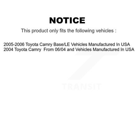 Front Ceramic Disc Brake Pads And Rear Drum Shoes Kit For Toyota Camry KNN-100097
