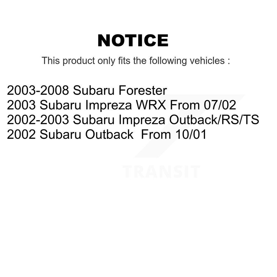 Front Ceramic Disc Brake Pads And Rear Drum Shoes Kit For Subaru Forester Impreza Outback KNN-100147