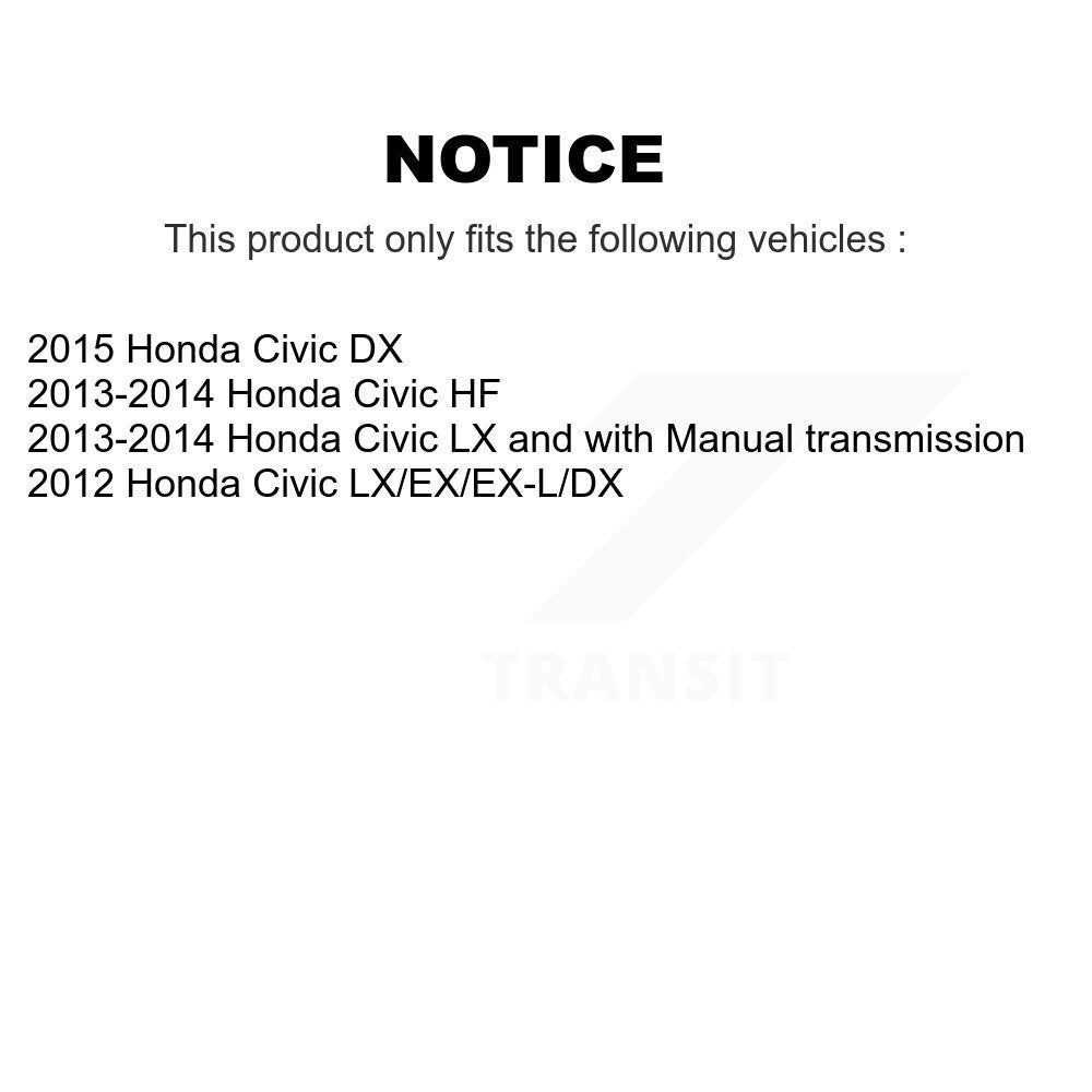 Front Ceramic Disc Brake Pads And Rear Drum Shoes Kit For Honda Civic KNN-100154