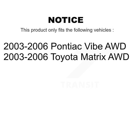 Front Ceramic Disc Brake Pads And Rear Drum Shoes Kit For Toyota Matrix Pontiac Vibe AWD KNN-100251