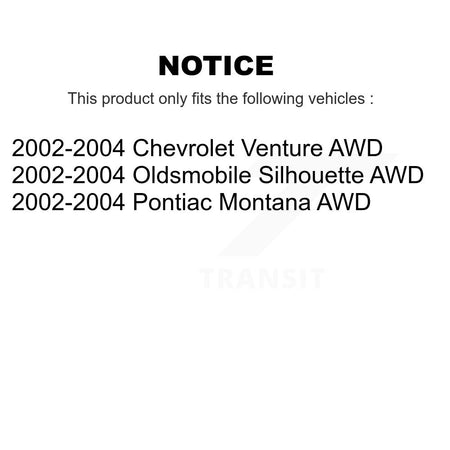 Front Semi-Metallic Disc Brake Pads And Rear Drum Shoes Kit For Pontiac Montana Chevrolet KNN-100275