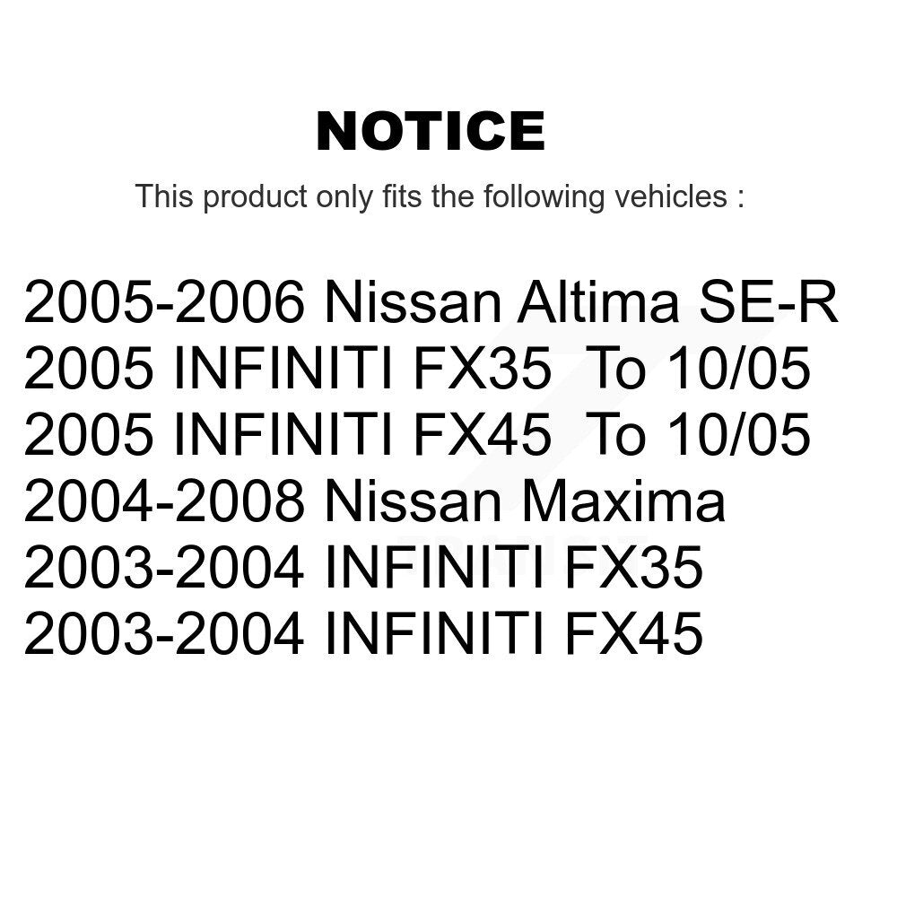 Front Rear Ceramic Disc Brake Pads And Parking Shoes Kit For Nissan Altima KNN-100598