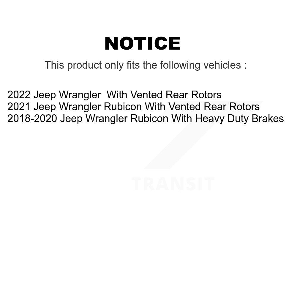 Front Rear Ceramic Disc Brake Pads And Parking Shoes Kit For Jeep Wrangler KNN-100625