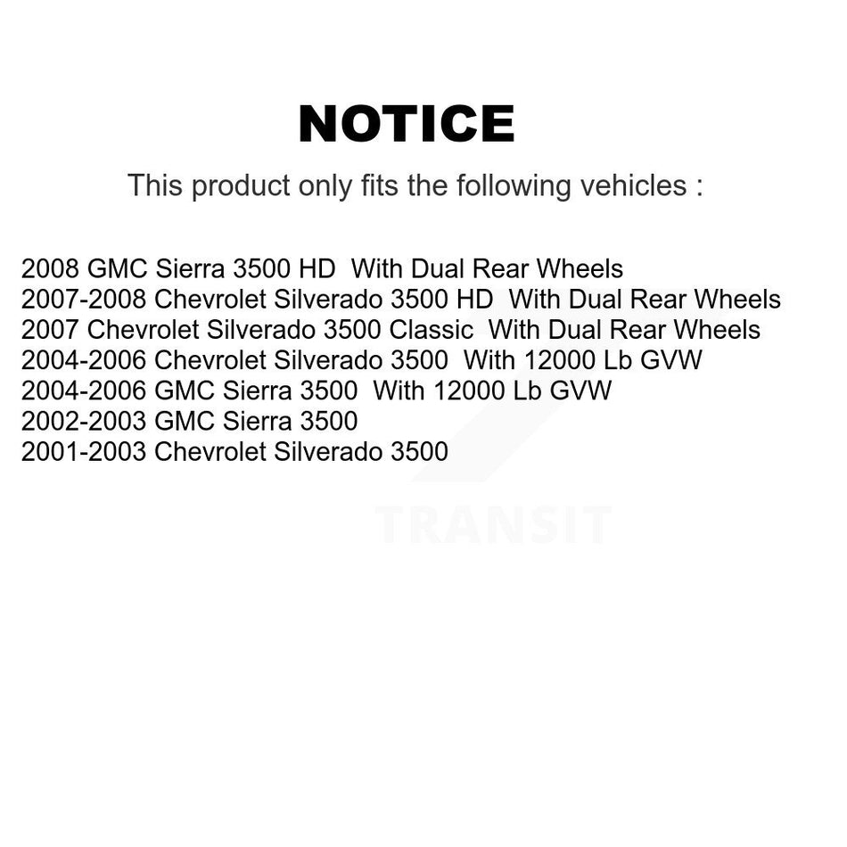 Front Semi-Metallic Rear Ceramic Disc Brake Pads And Parking Shoes Kit For GMC KNN-100637
