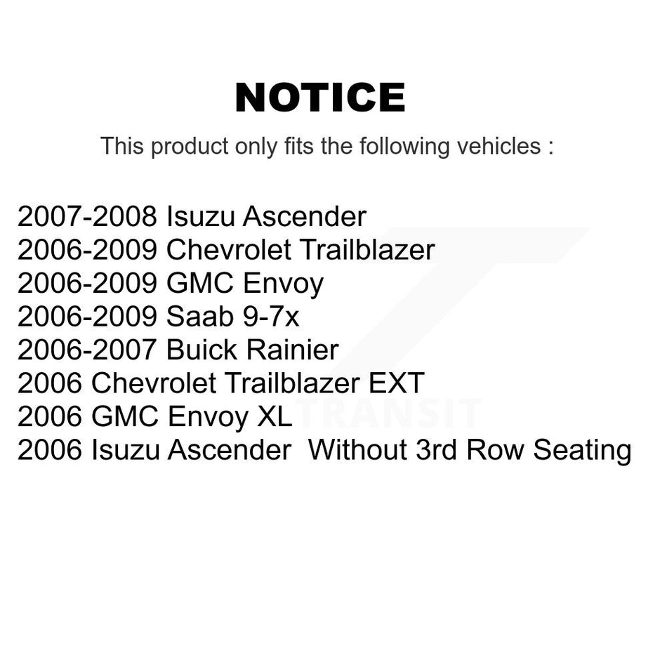 Front Rear Ceramic Disc Brake Pads And Parking Shoes Kit For Chevrolet GMC XL KNN-100945