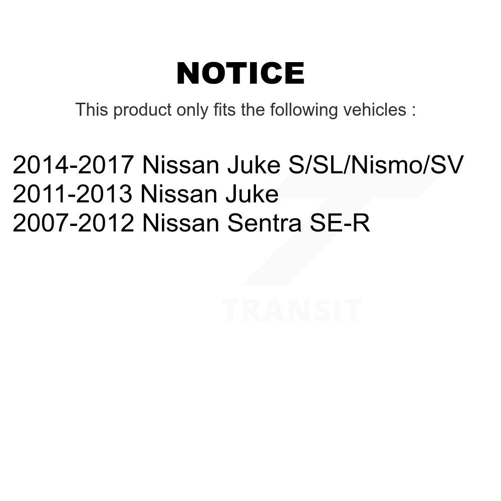 Front Rear Ceramic Disc Brake Pads And Parking Shoes Kit For Nissan Sentra KNN-101067