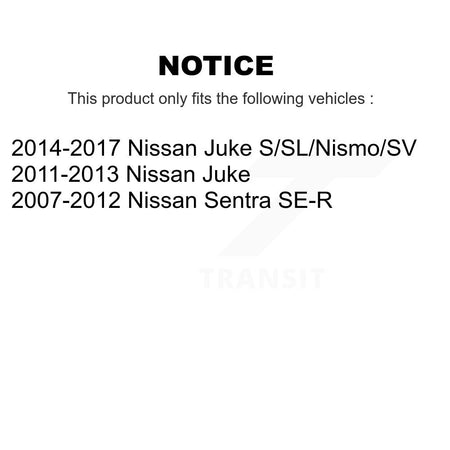 Front Rear Ceramic Disc Brake Pads And Parking Shoes Kit For Nissan Sentra KNN-101069