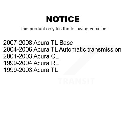 Front Rear Ceramic Disc Brake Pads And Parking Shoes Kit For Acura TL CL RL KNN-101141