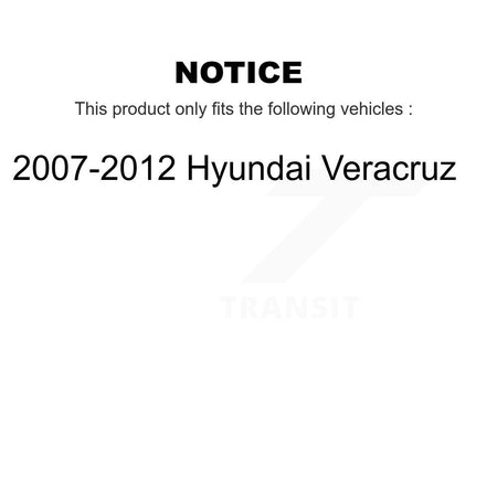 Front Rear Ceramic Disc Brake Pads And Parking Shoes Kit For Hyundai Veracruz KNN-101202
