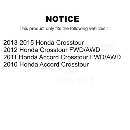 Front Rear Ceramic Disc Brake Pads And Parking Shoes Kit For Honda Accord KNN-101511