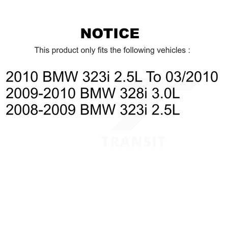 Front Rear Ceramic Disc Brake Pads And Wear Sensors Kit For BMW 323i 328i KNW-100104