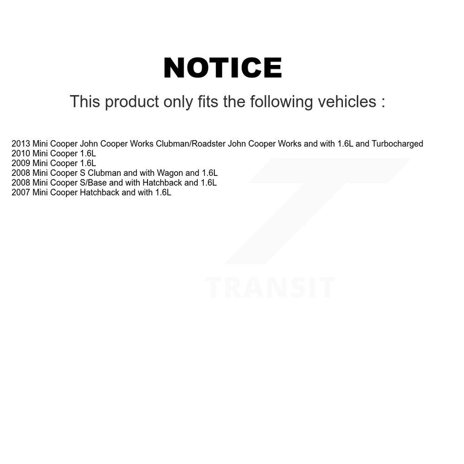 Rear Ceramic Disc Brake Pads And Wear Sensors Kit For Mini Cooper KNW-100983