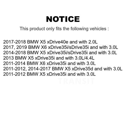 Rear Ceramic Disc Brake Pads And Wear Sensors Kit For BMW X5 X6 KNW-101033