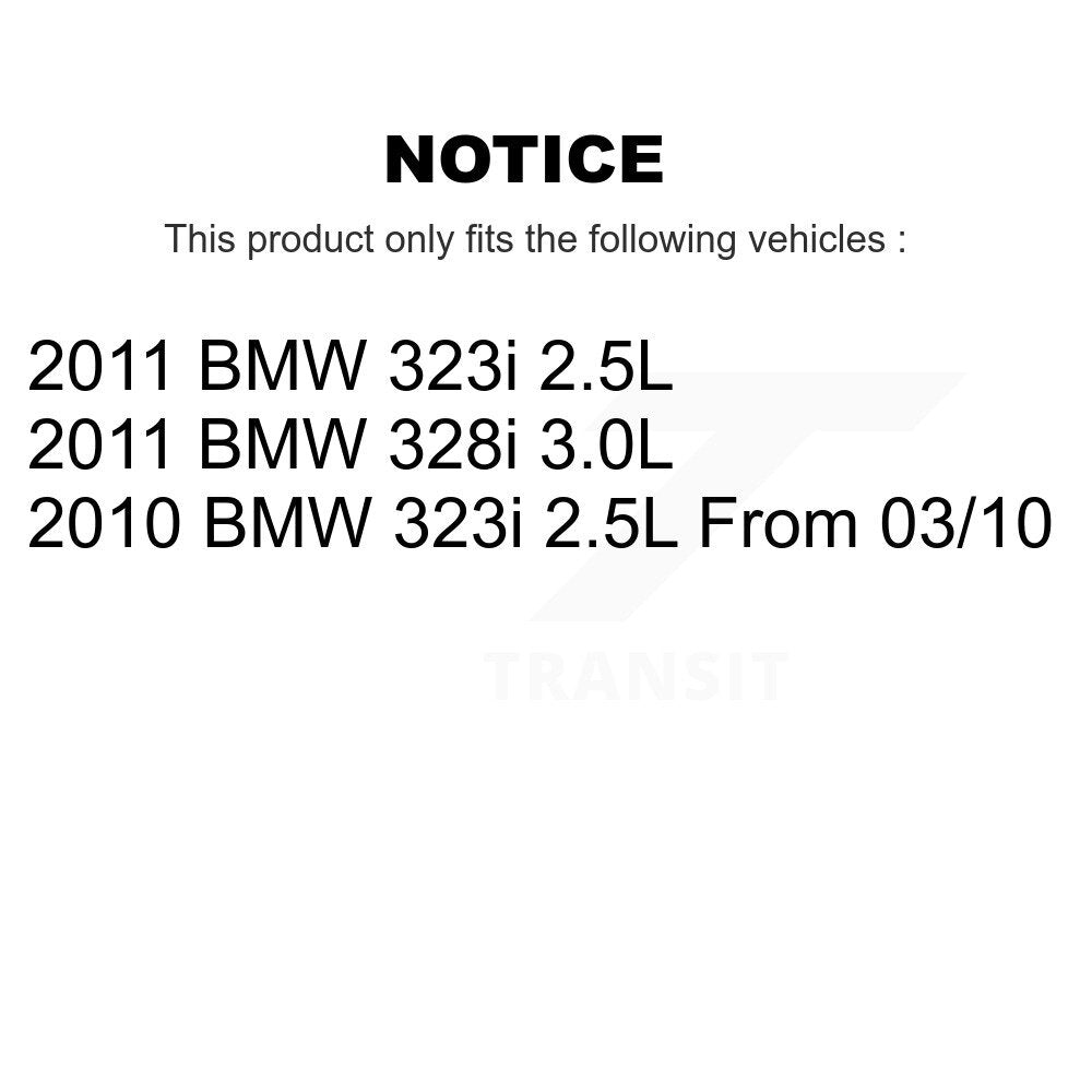 Front Rear Ceramic Disc Brake Pads And Wear Sensors Kit For BMW 323i 328i KNW-101139