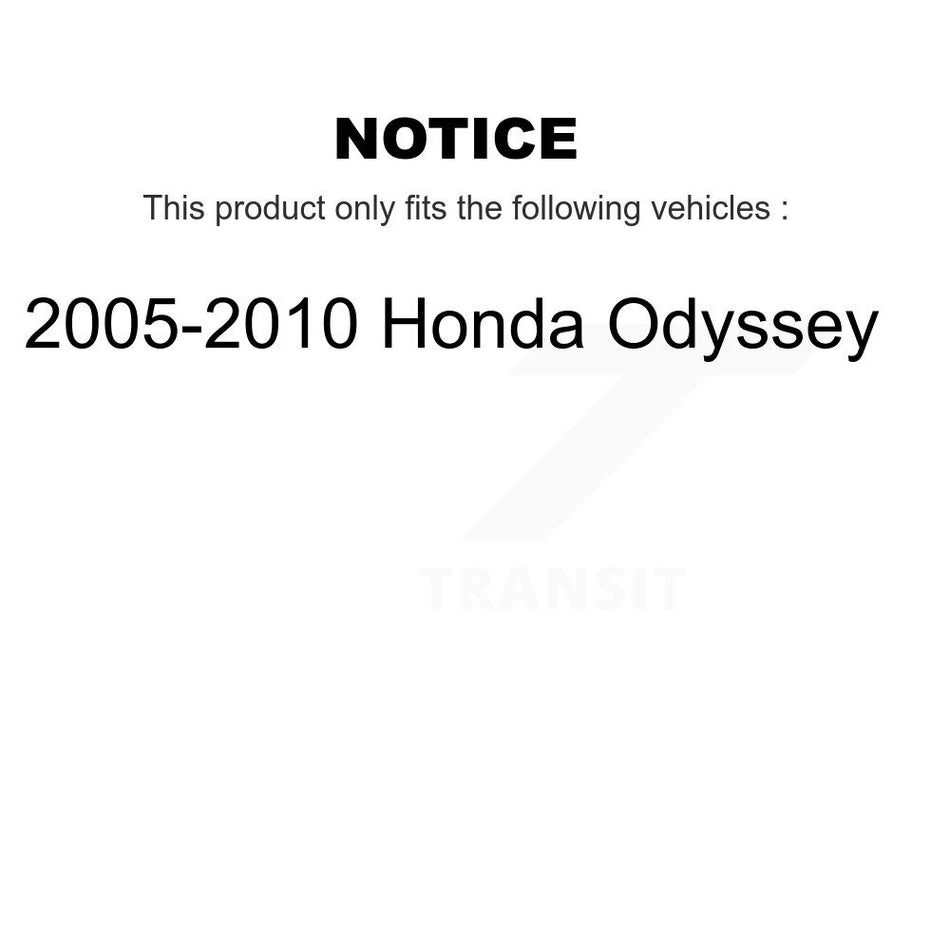 Front Rear Semi-Metallic Brake Pads Kit For 2005-2010 Honda Odyssey KPF-100047