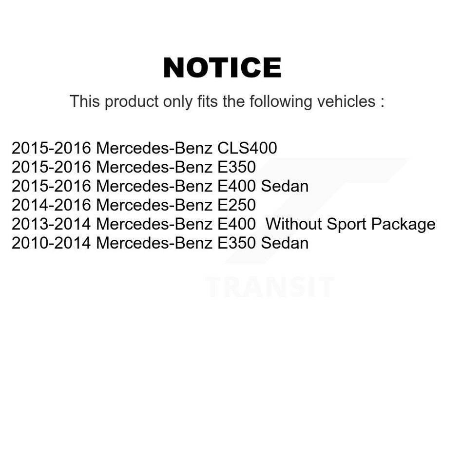 Front Rear Semi-Metallic Brake Pads Kit For Mercedes-Benz E350 E400 CLS400 E250 KPF-100134