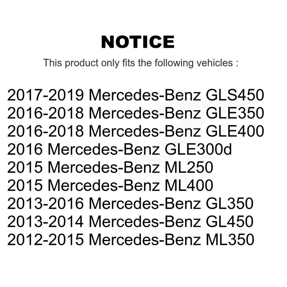 Front Rear Semi-Metallic Brake Pads Kit For Mercedes-Benz ML350 GLE350 GLS450 GL450 GL350 ML400 GLE400 ML250 GLE300d KPF-100193