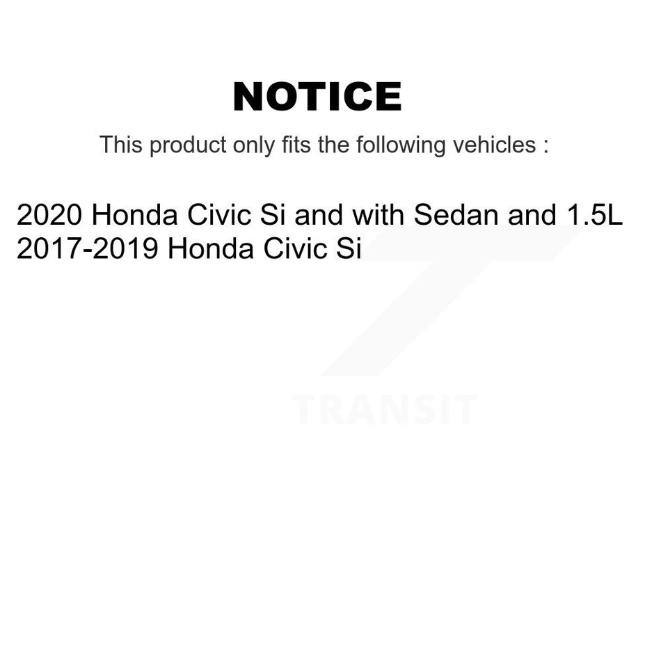 Front Rear Semi-Metallic Brake Pads Kit For Honda Civic KPF-100474