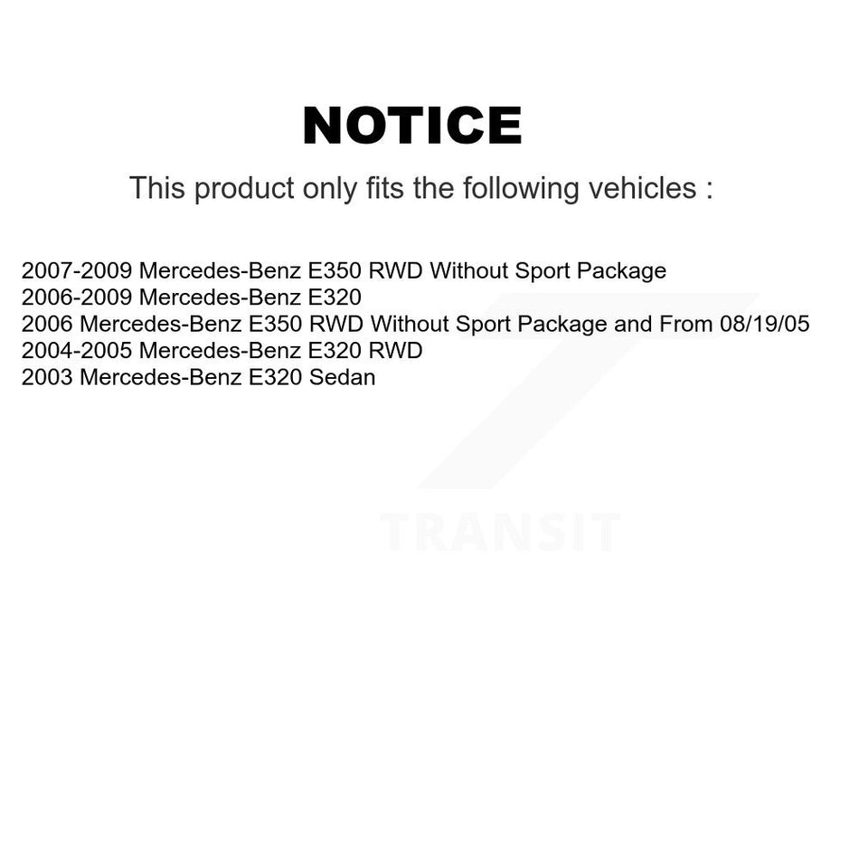 Front Rear Semi-Metallic Brake Pads Kit For Mercedes-Benz E320 E350 KPF-100567