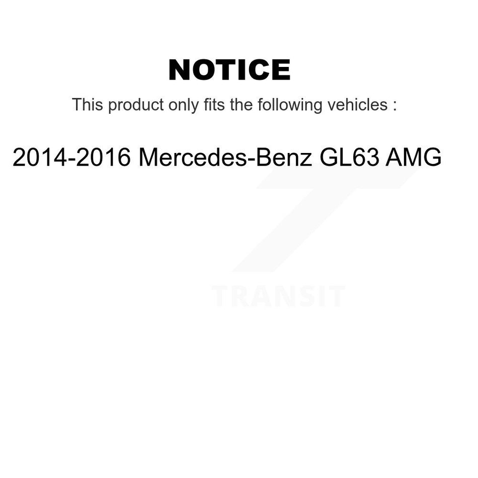 Front Rear Semi-Metallic Brake Pads Kit For Mercedes-Benz GLE43 AMG ML63 GL63 GLE63 S KPF-100663