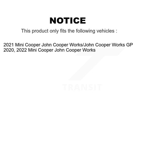 Front Rear Semi-Metallic Brake Pads Kit For Mini Cooper KPF-100683