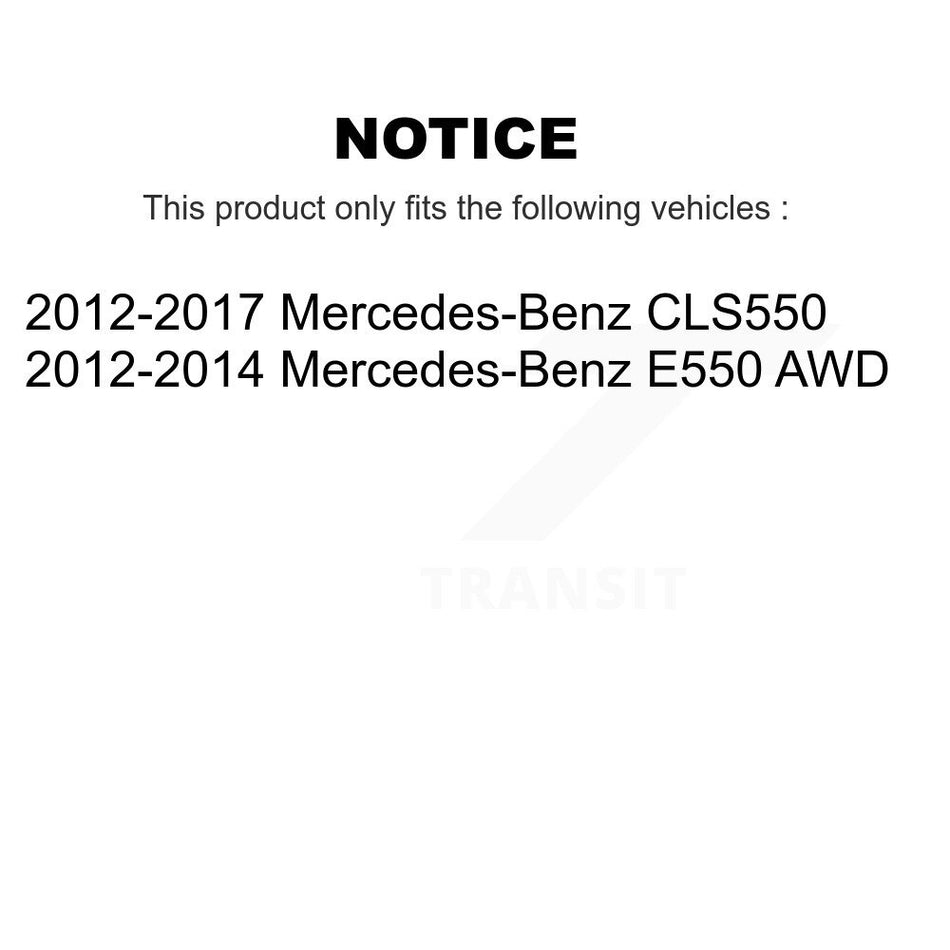 Front Rear Semi-Metallic Brake Pads Kit For Mercedes-Benz CLS550 E550 KPF-100708