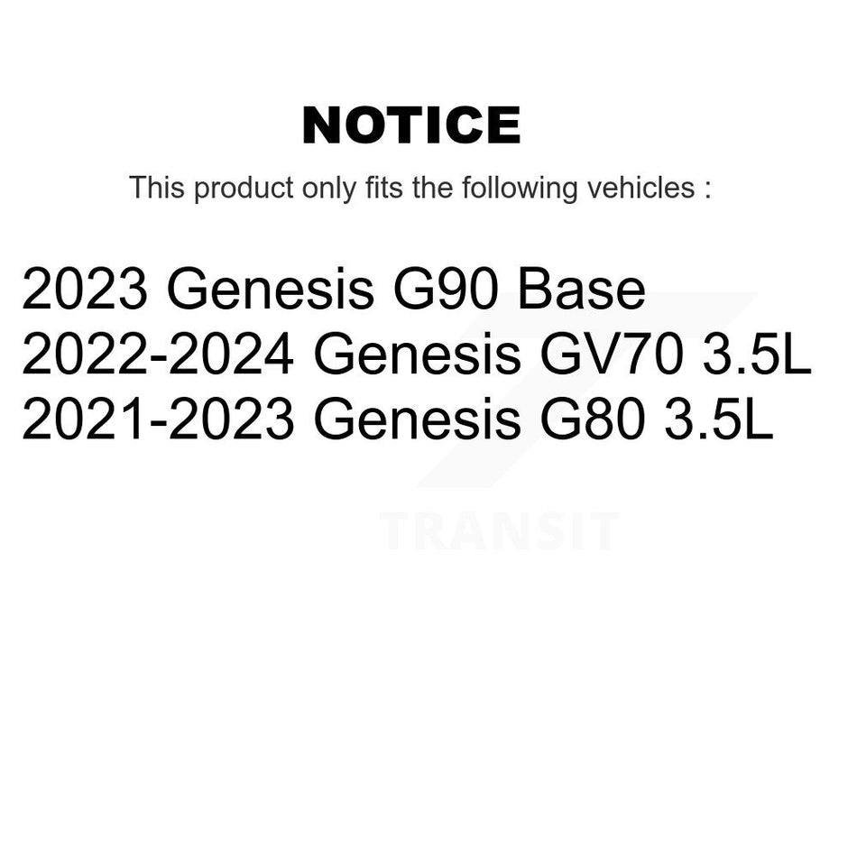 Front Rear Semi-Metallic Brake Pads Kit For Genesis GV70 G80 G90 KPF-100771