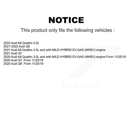 Front Rear Semi-Metallic Brake Pads Kit For Audi Q7 Q8 A8 Quattro KPF-100796