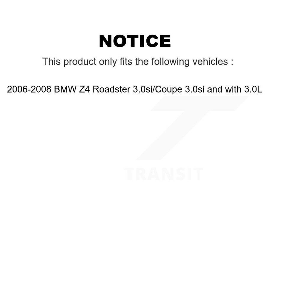 Front Rear Semi-Metallic Disc Brake Pads And Wear Sensors Kit For BMW Z4 KPW-100138