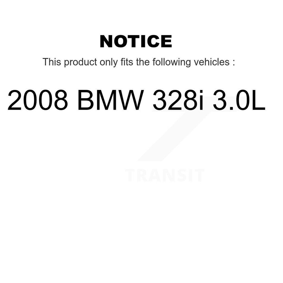 Front Semi-Metallic Disc Brake Pads And Extra Wear Sensors Kit For BMW 328i 323i KPW-100687