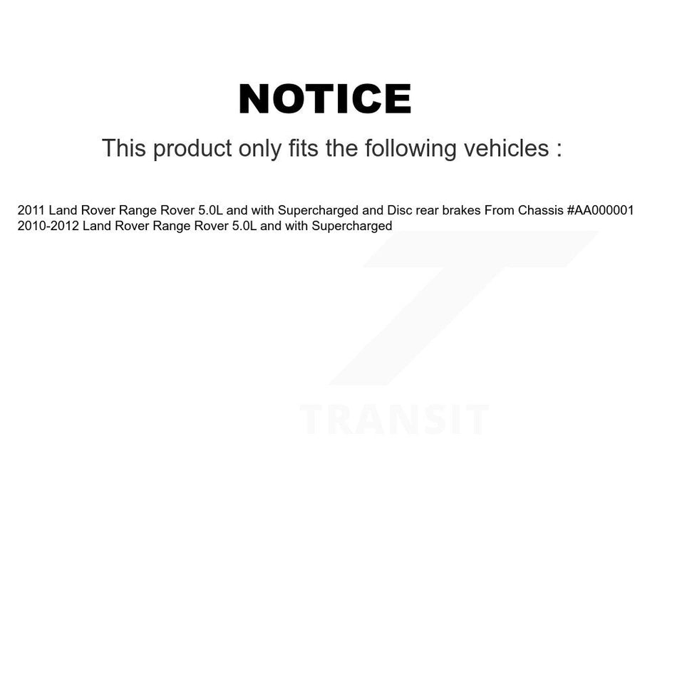 Front Semi-Metallic Disc Brake Pads And Wear Sensors Kit For Land Rover Range KPW-100778