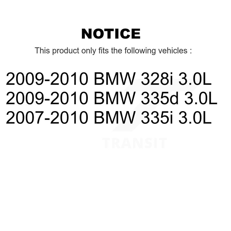 Front Semi-Metallic Disc Brake Pads And Extra Wear Sensor Kit For BMW 335i 323i 328i 335d KPW-100881