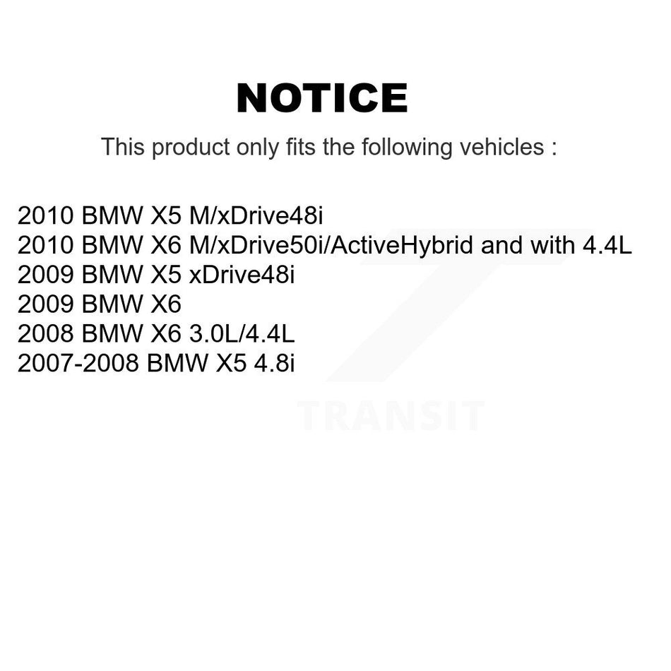 Rear Semi-Metallic Disc Brake Pads And Wear Sensors Kit For BMW X5 X6 KPW-101081