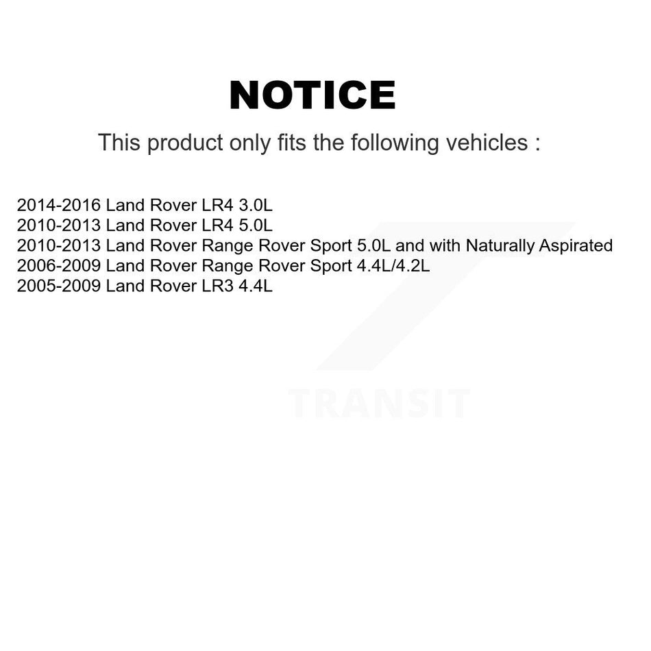Rear Semi-Metallic Disc Brake Pads And Wear Sensor Kit For Land Rover Range Sport LR4 LR3 KPW-101094