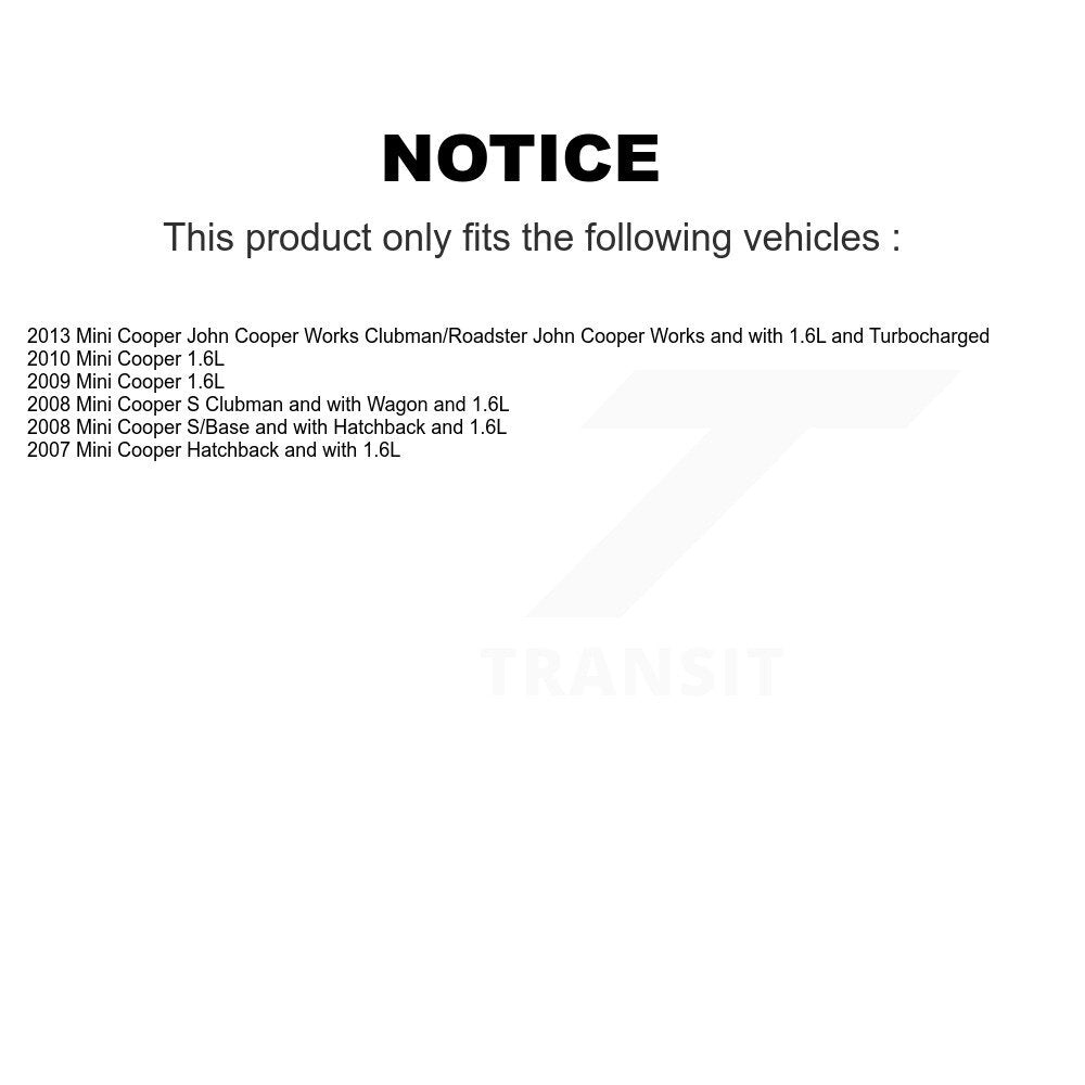 Rear Semi-Metallic Disc Brake Pads And Wear Sensors Kit For Mini Cooper KPW-101106