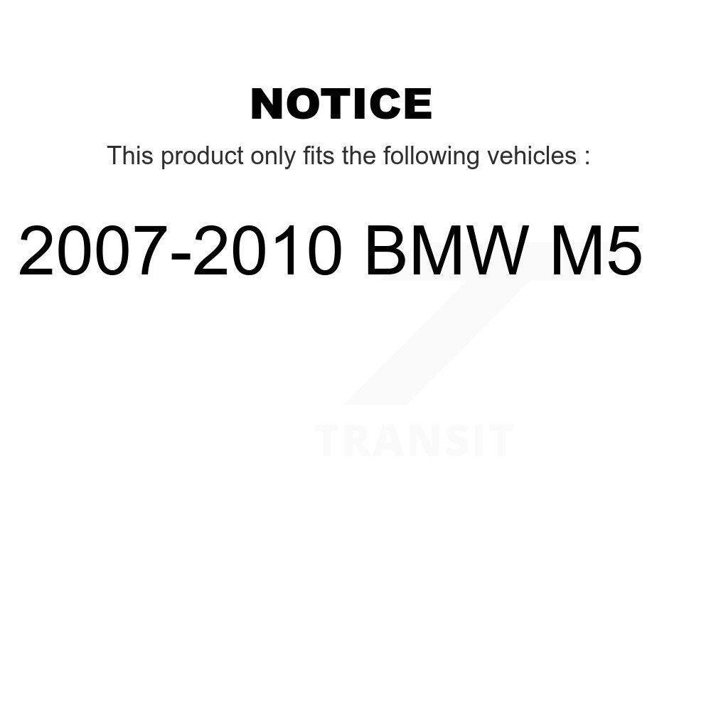 Rear Semi-Metallic Disc Brake Pads And Wear Sensors Kit For 2007-2010 BMW M5 KPW-101624