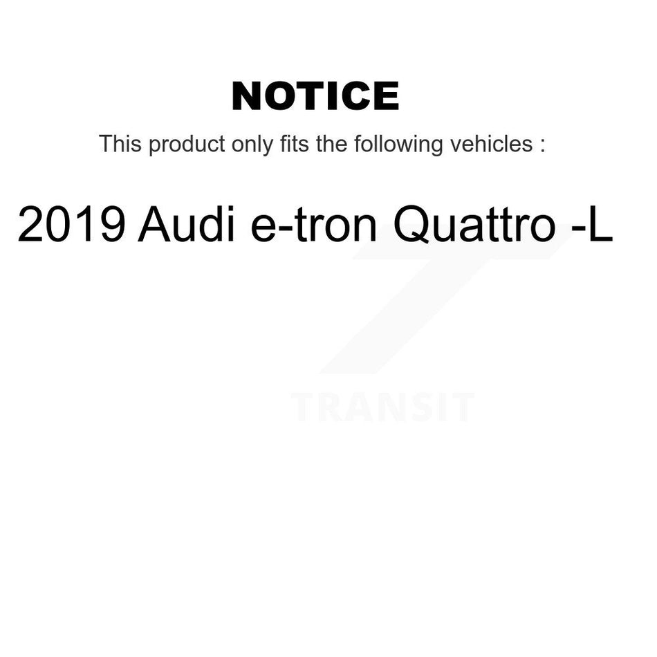 Rear Semi-Metallic Disc Brake Pads And Wear Sensors Kit For 2019 Audi e-tron Quattro -L KPW-101630