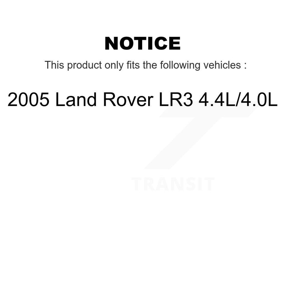 Front Brake Pads Wear Sensor (2 Pack) For 2005 Land Rover LR3 4.4L 4.0L KSE-100018